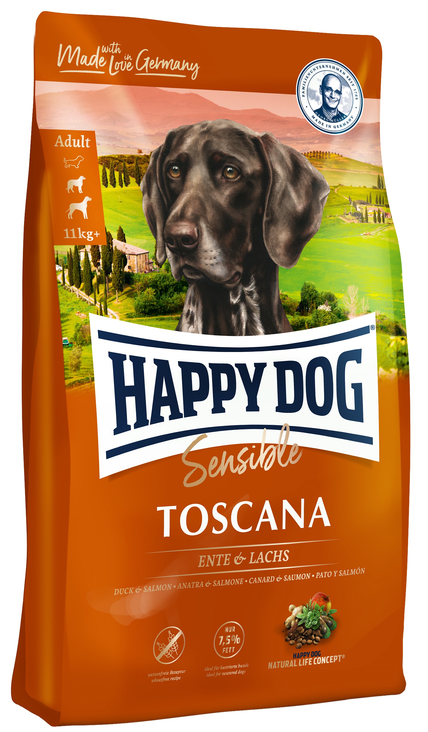 Happy Dog Supreme Sensible Toscana 12,5...