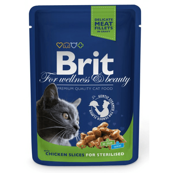 Brit Premium Cat Chicken Slices for...