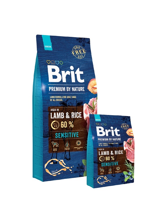 Brit Premium by Nature Sensitiv Lamb 15...