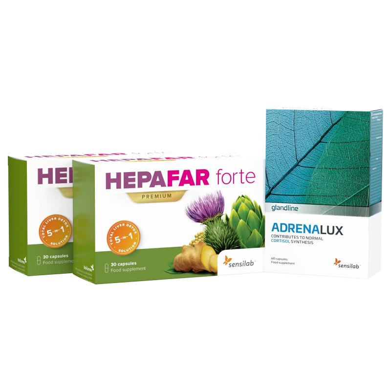 2x Hepafar forte + AdrenaLux